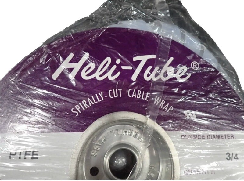 M.M Newman Corp HT3/4T Spirally-Cut 3/4" Wrap Cable, PTFE, 25' Spool
