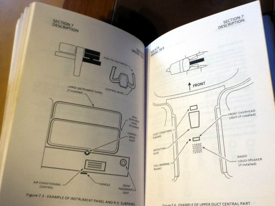 Aerospatiale Socata TB9 Pilots Information Manual