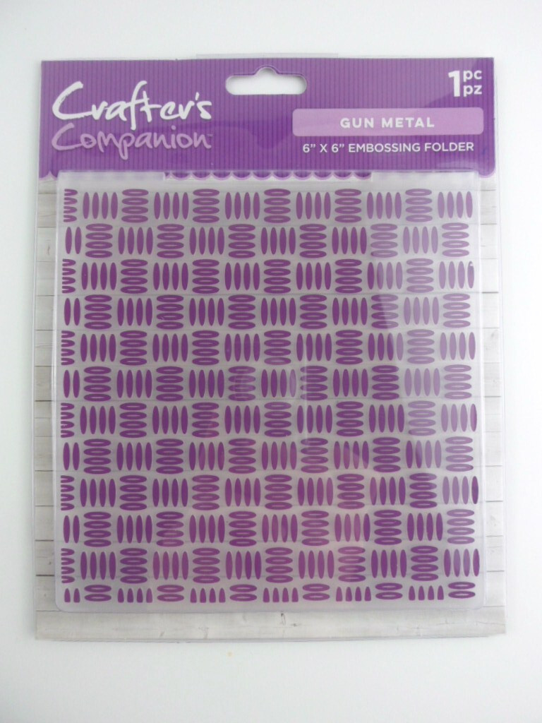 Crafter's Companion - Embossing Folder - Gun Metal 6x6