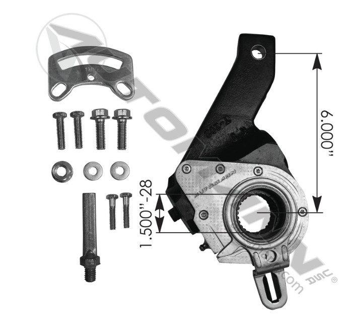 AUTOMANN  133.2842 HALDEX TYPE SLACK ADJ 6IN ECONOMY 818148, E6933,40010305