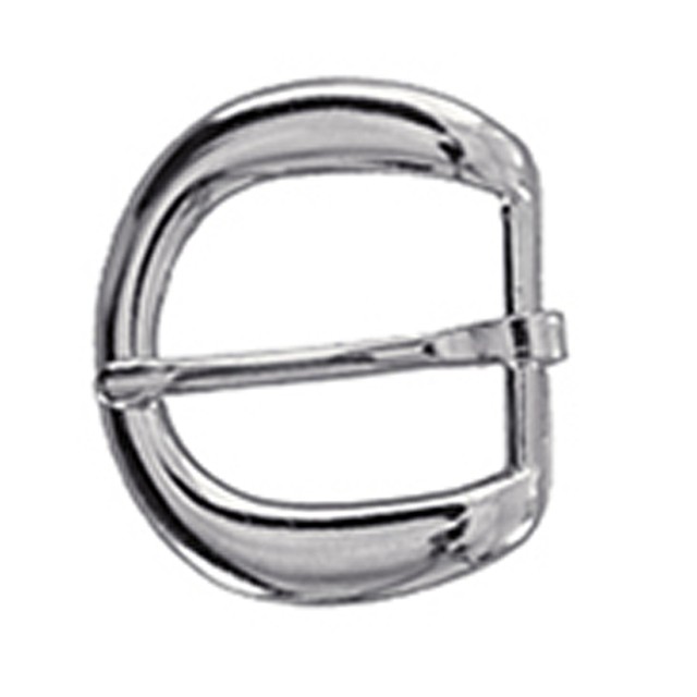 Pack Of 8 3/4 In Western Horse Tack Die Cast Heel Buckle Nickel Plated
