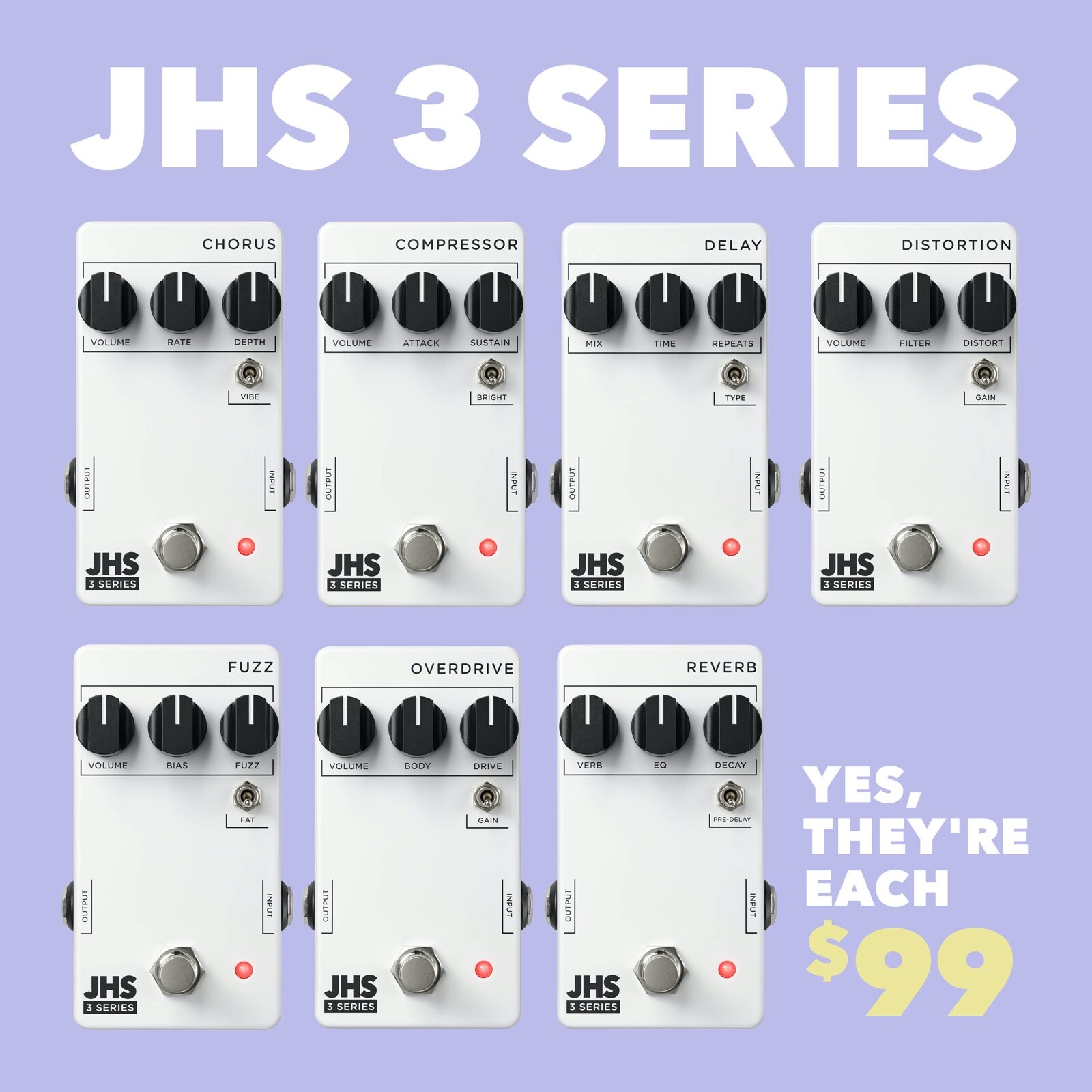 JHS 3 Series Compressor Pedal