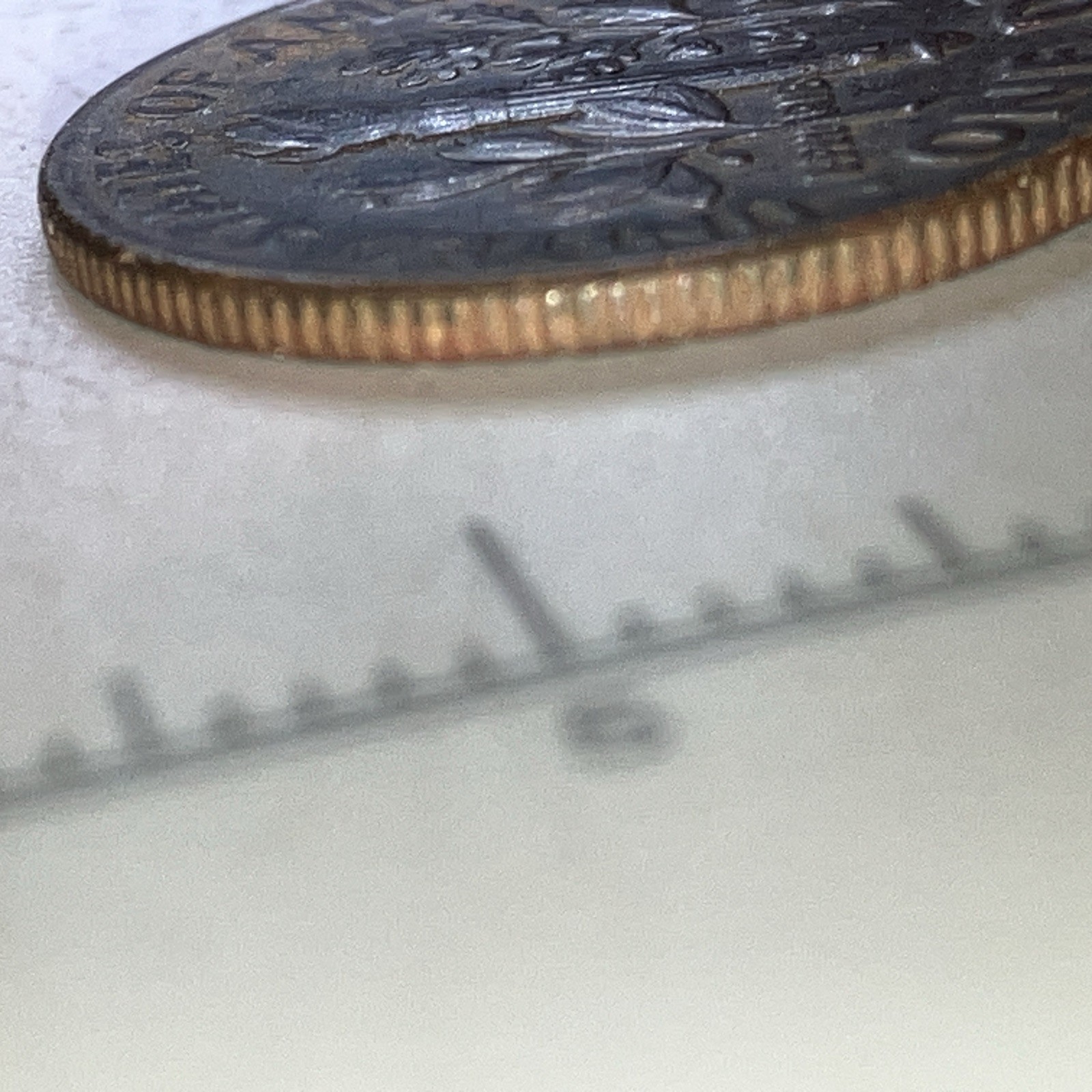 1994 D Improperly Annealed Dime Error Brown Copper Color