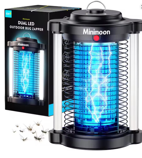 Bug Zapper Outdoor Mosquito Zapper with Dual LED Light 4200V Fly Zapper