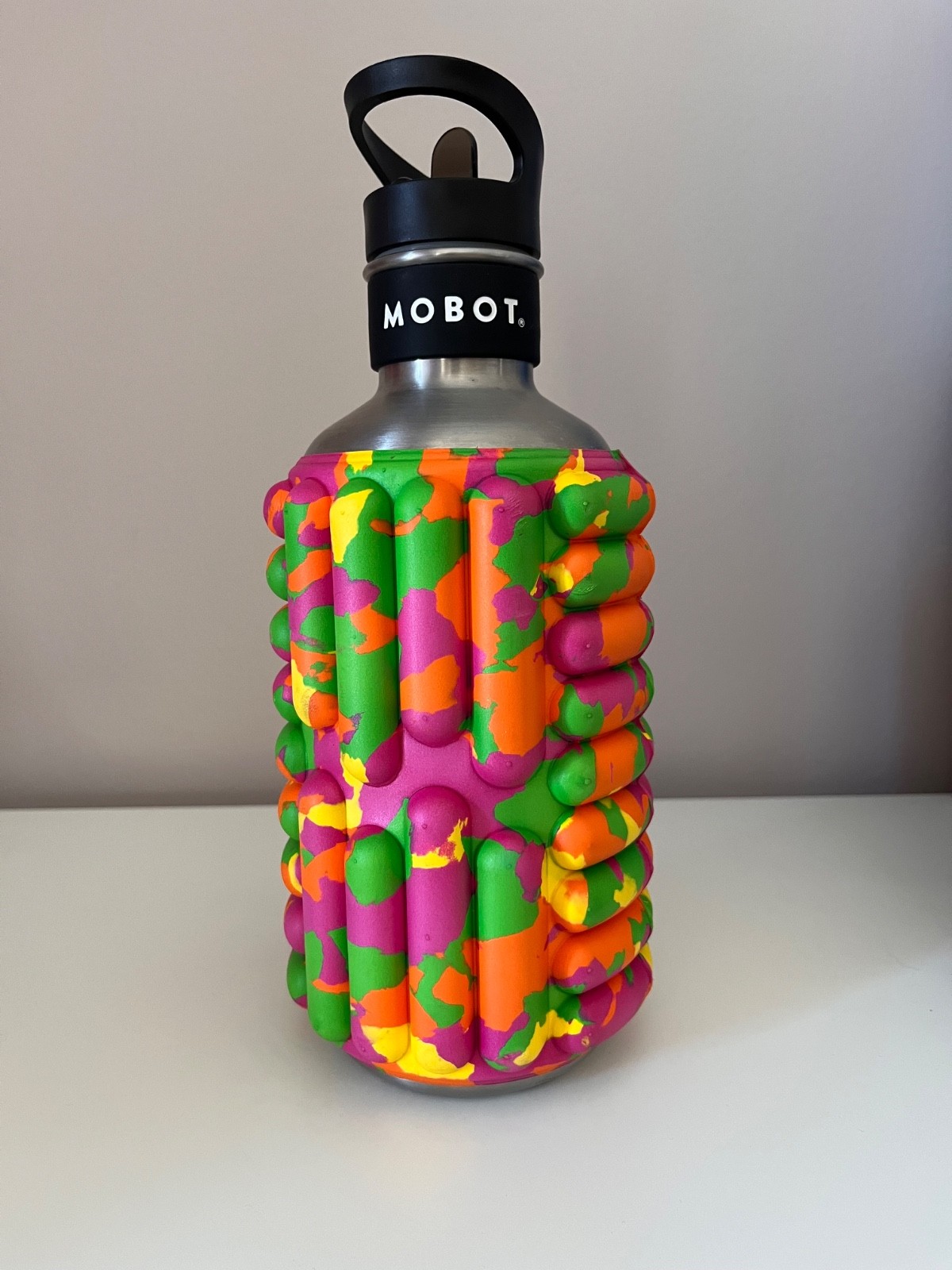 Mobot Big Bertha - Juicybot 40oz Foam Roller Hydration Water Bottle - Used