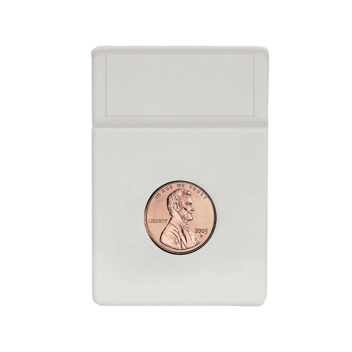 NEW 50pk BCW Penny Display Slab Insert- White Foam Insert
