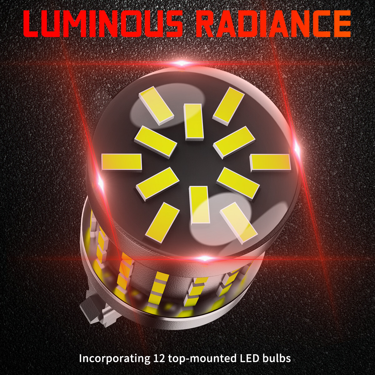 3157 3156 Super Bright LED Reverse Backup Light Bulbs 6000K Super Bright White