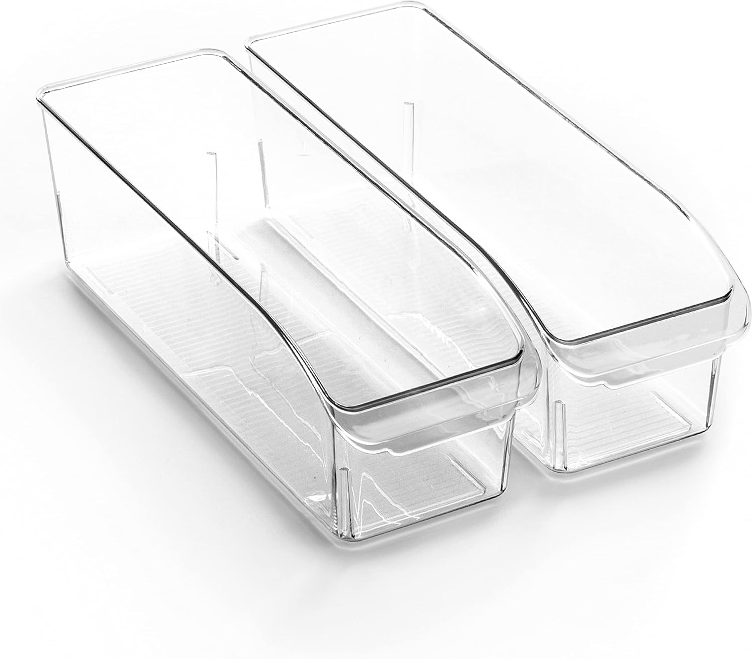 | Plastic Storage Bins, Small | THE CURVE COLLECTION | Multi-Use Organizer Bi...