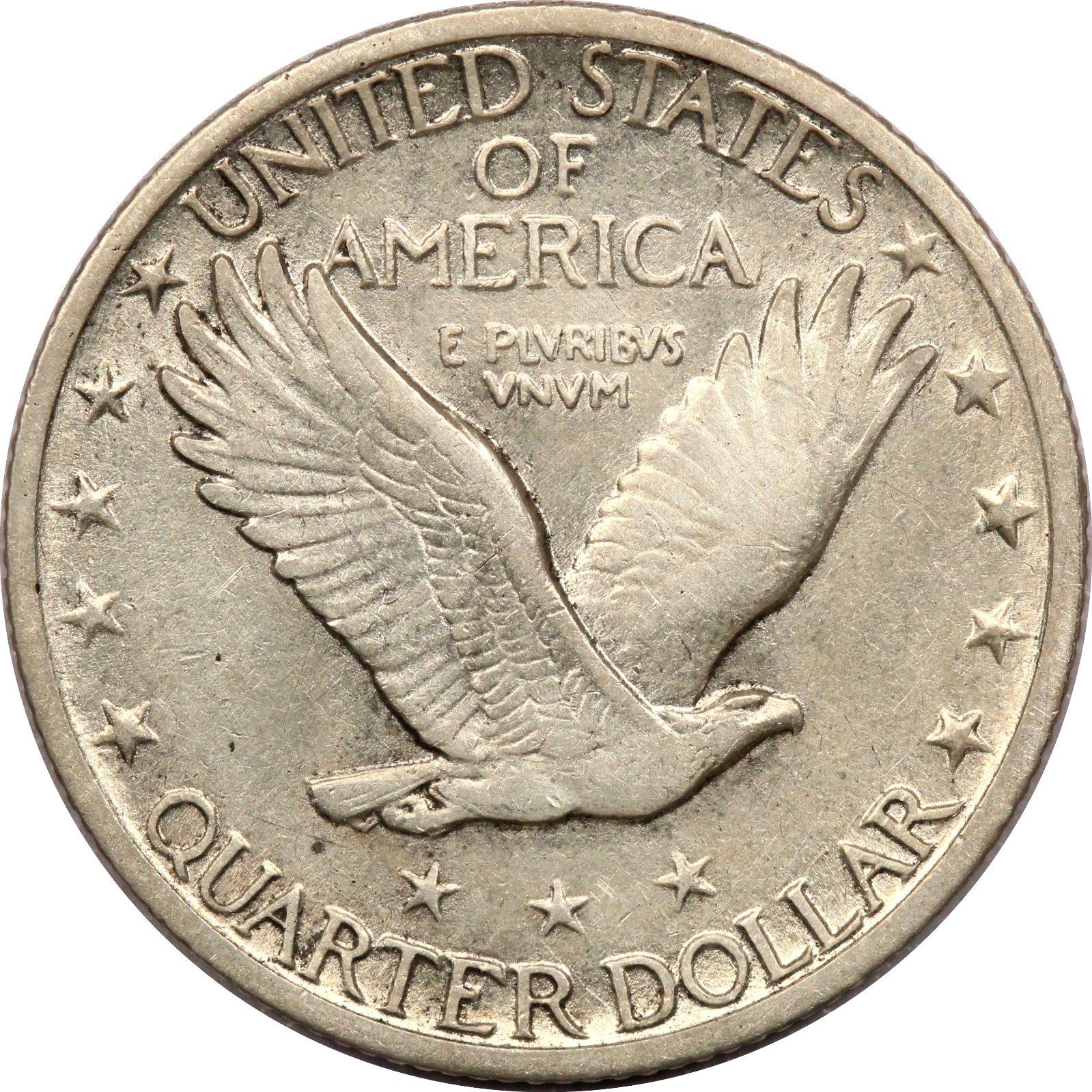 1925 Standing Liberty Quarter 25C, Extremely Fine XF+
