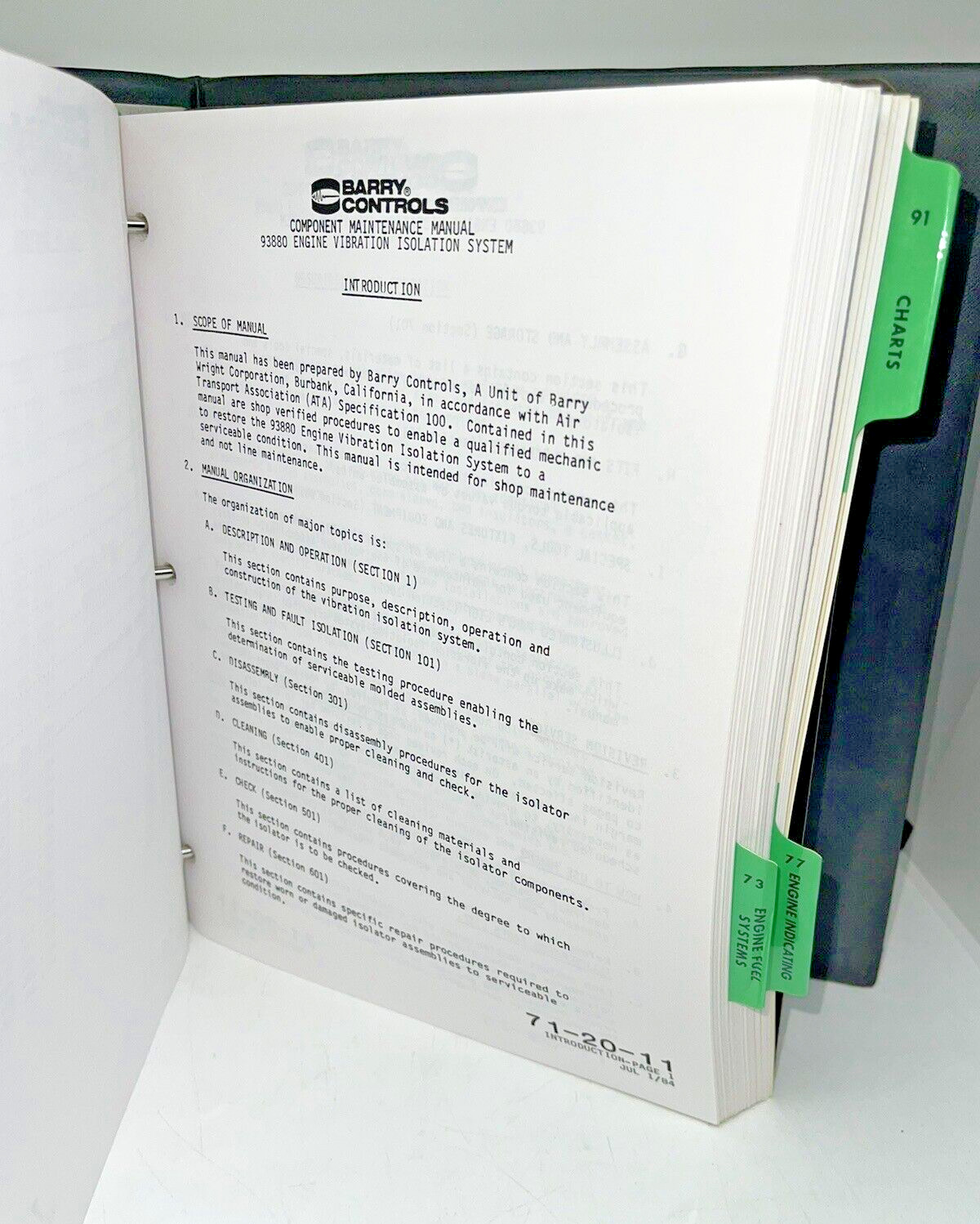 Beechcraft 1900 Airliner Series Component Maintenance Manual Volume 3