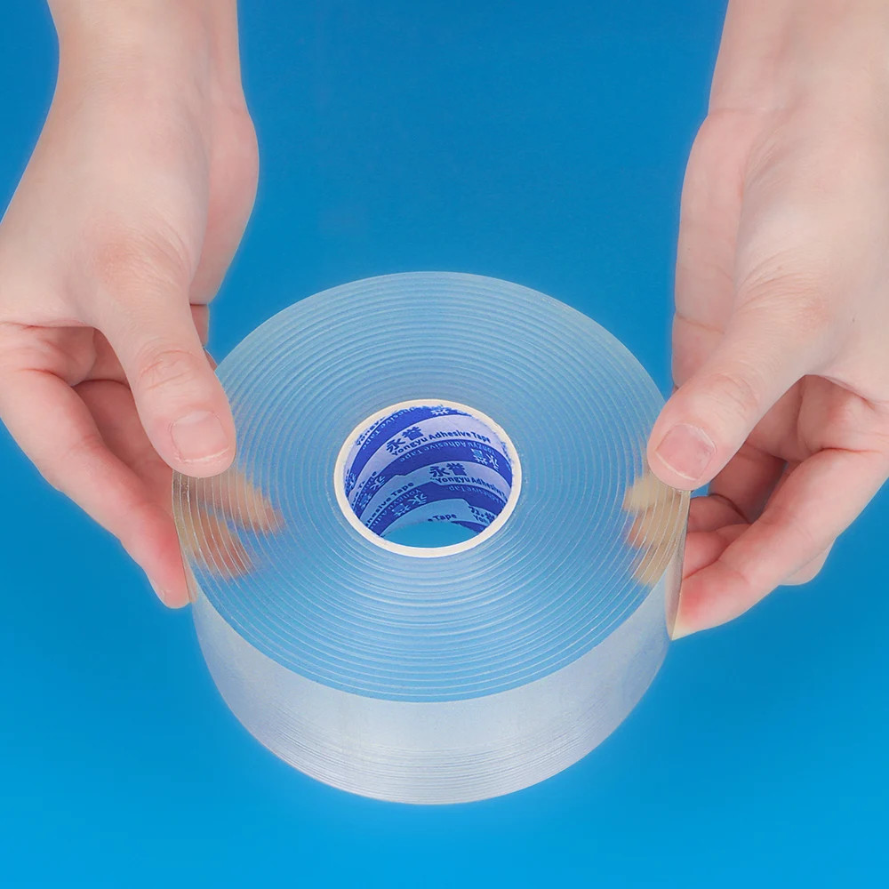 Nano Tape Single Sided Tape Transparent Reusable Waterproof Adhesive Tapes Clean
