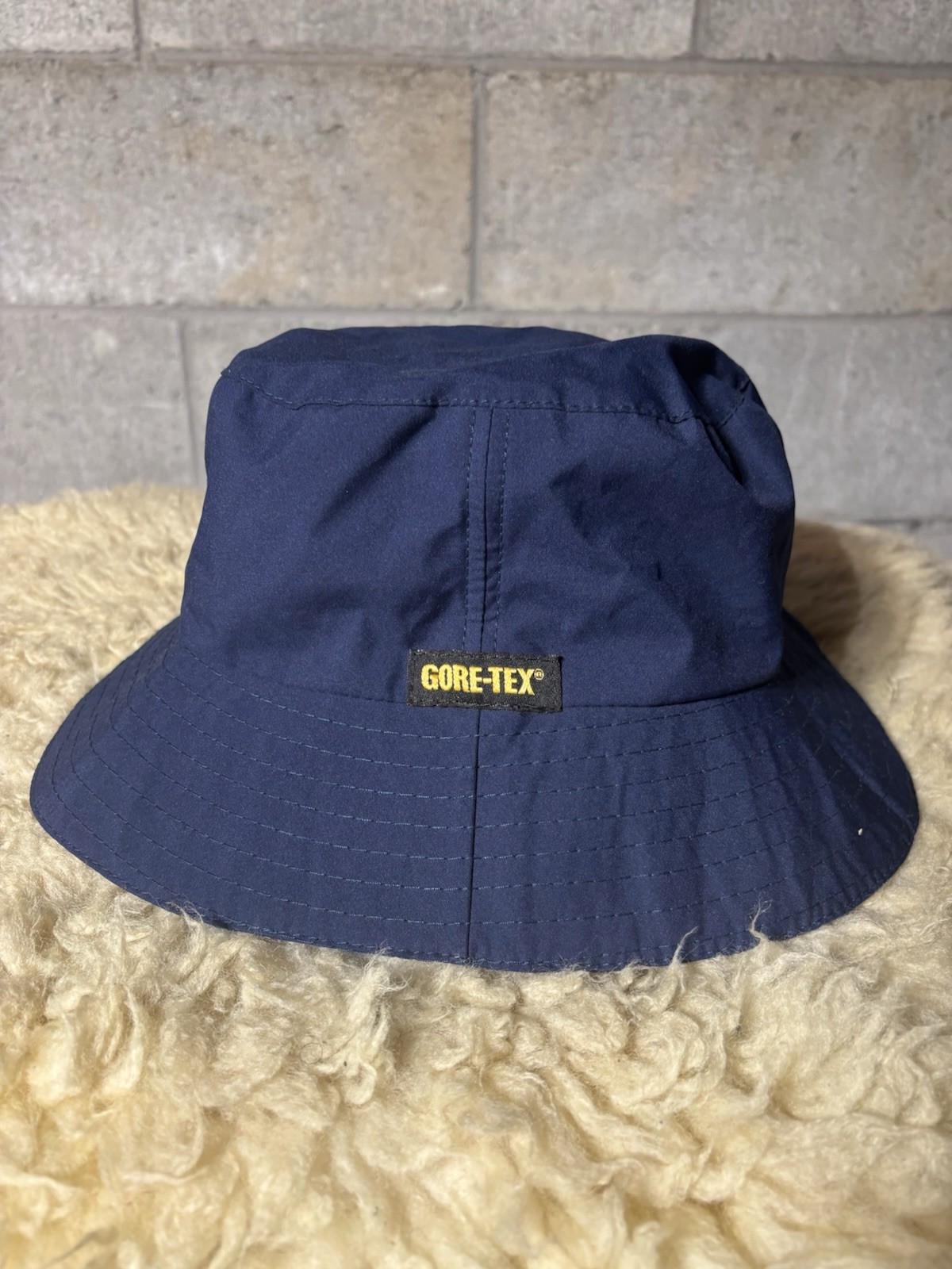Zero Restriction OSFM Embroidered Logo Blue Gore Tex Bucket Hat