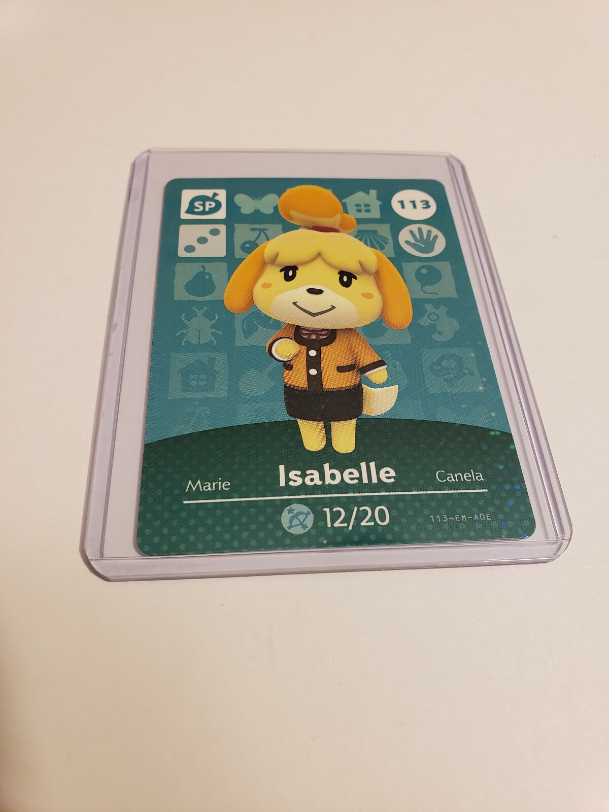 !SUPER SALE! Isabelle # 113 Animal Crossing Amiibo NINTENDO Card Series 2 MINT!