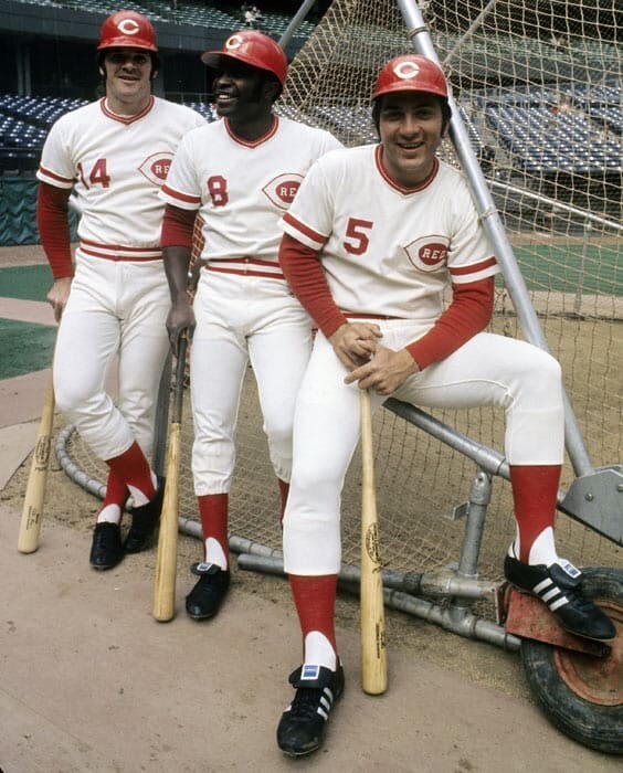 Cincinnati Reds Pete Rose Joe Morgan Johnny Bench 8x10 Photo Baseball Print #3