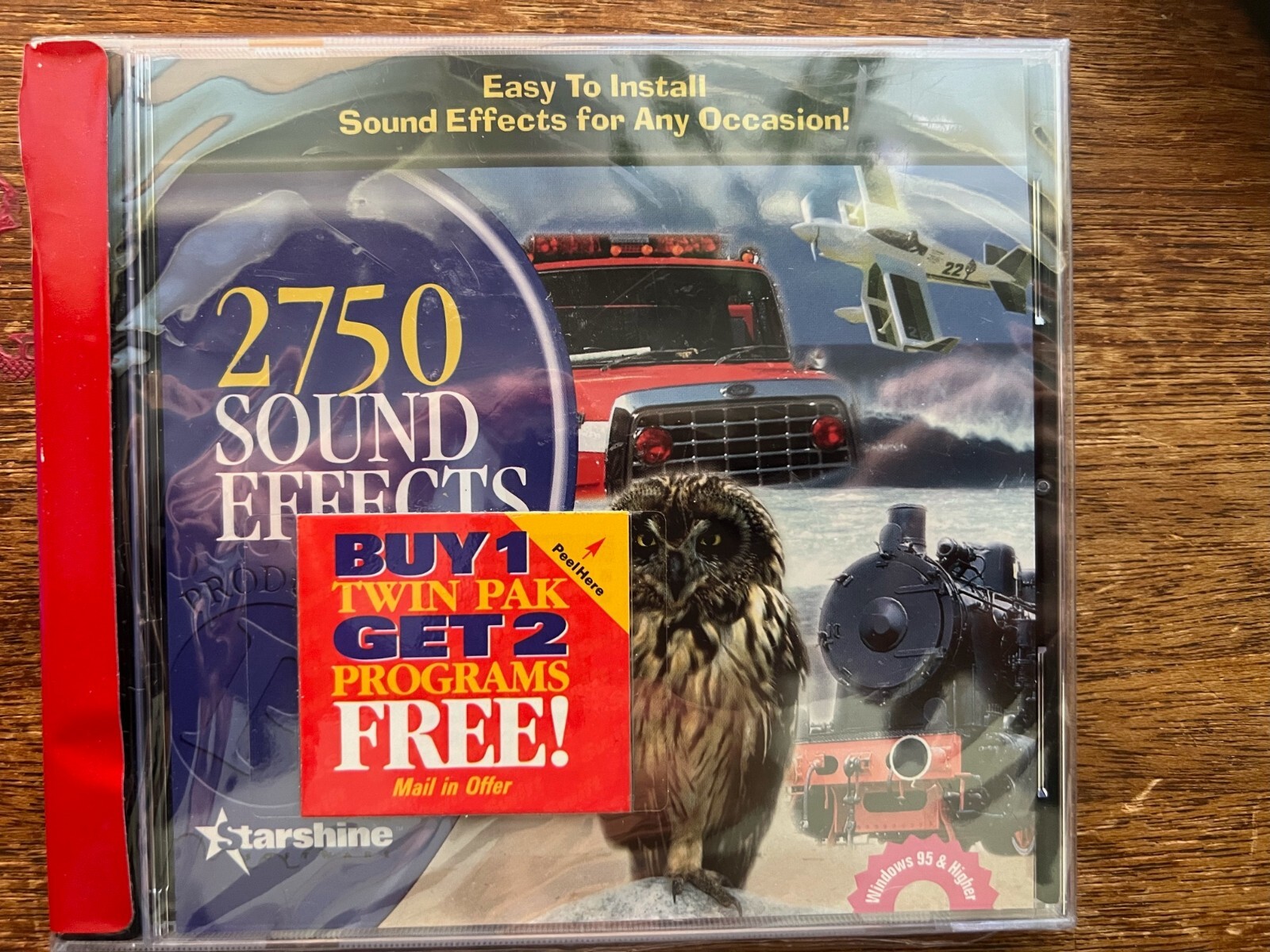 Starshine Software_CD-ROM_2750 Sound Effects_Windows 95 & Higher_New_Sealed_