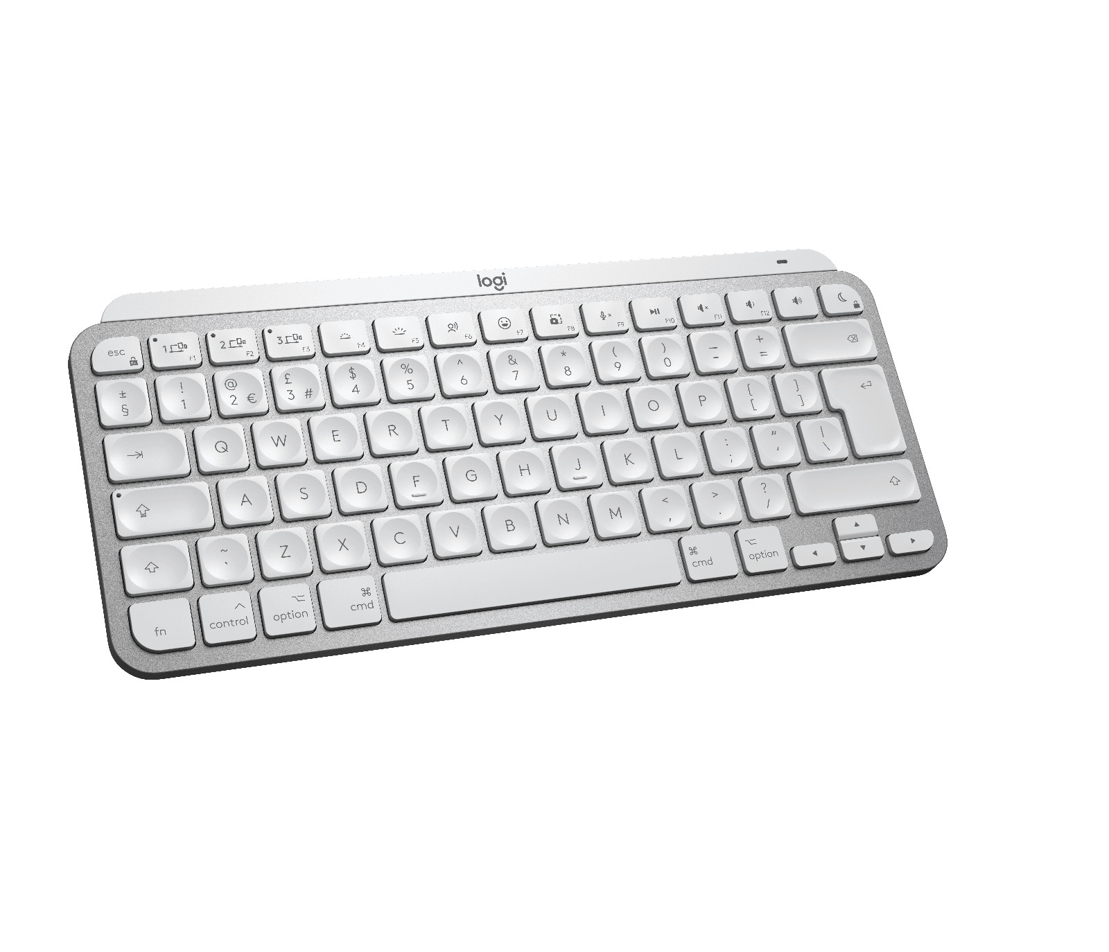 Logitech MX Keys Mini For Mac Minimalist Wireless Illuminated Keyboard - Pale...