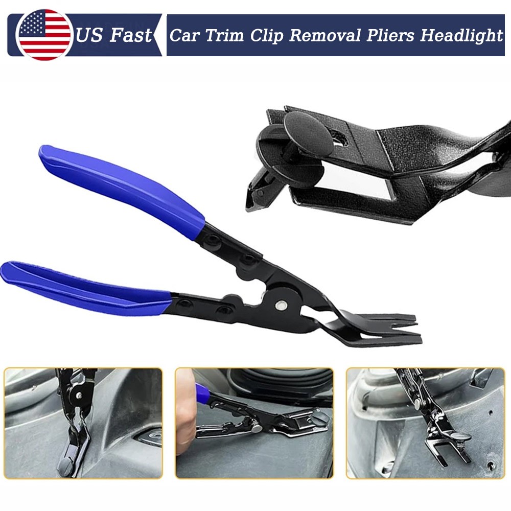Car Trim Clip Removal Pliers Headlight Dashboard Panel Upholstery Remover Plier