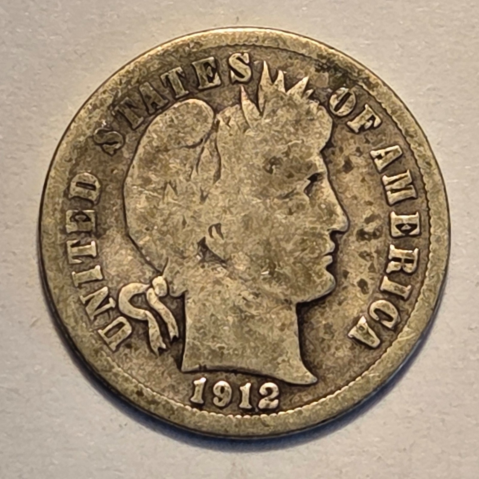 #2 Nicer Low Mintage 1912 D Barber Liberty Dime