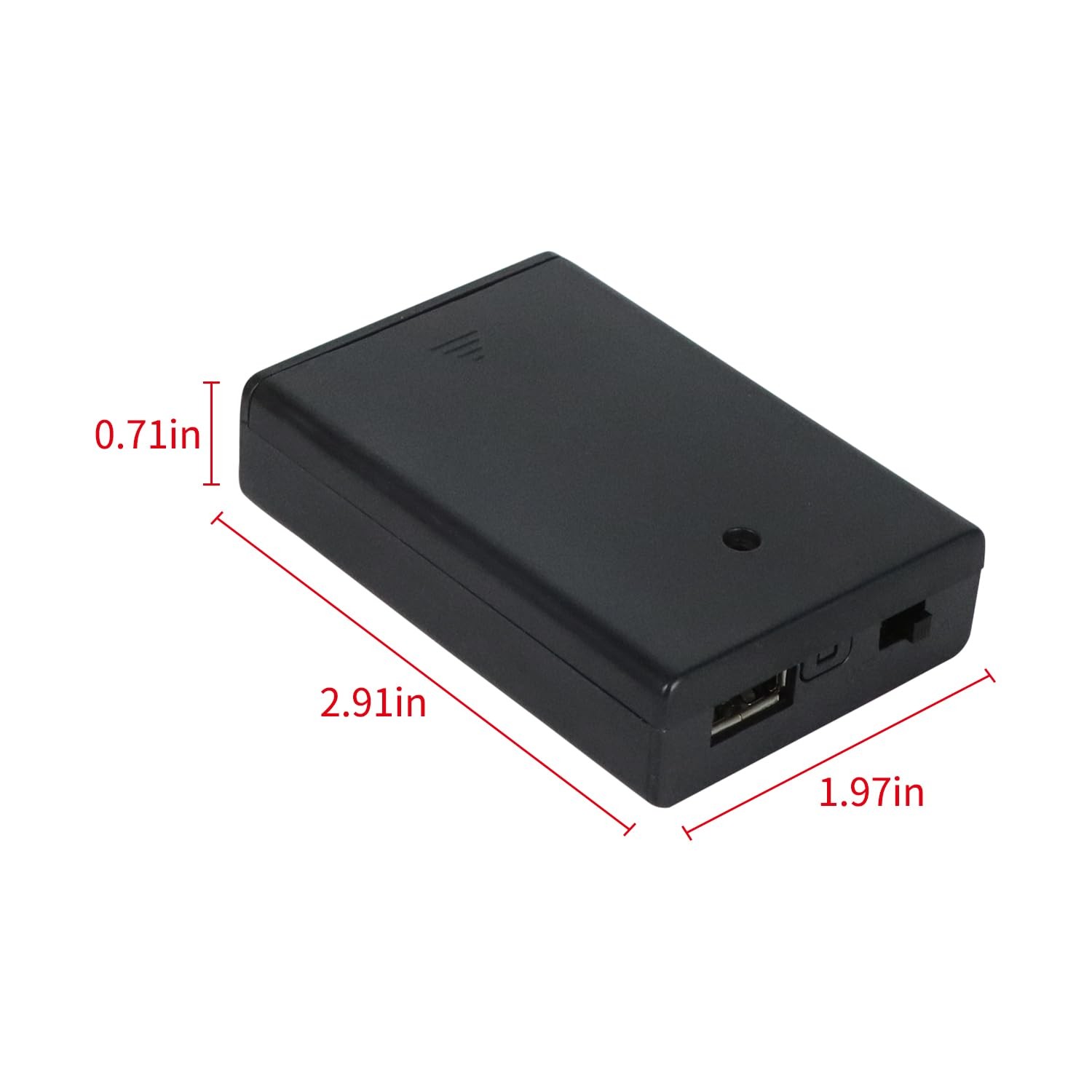 WYTUDTE 3 AA Battery Holder, 3 Pack Portable USB Pack，4.5-5V USB...