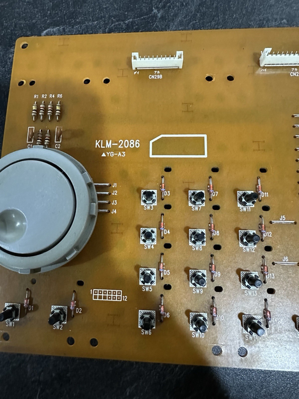 Korg Triton, Right panel board (KLM-2086)