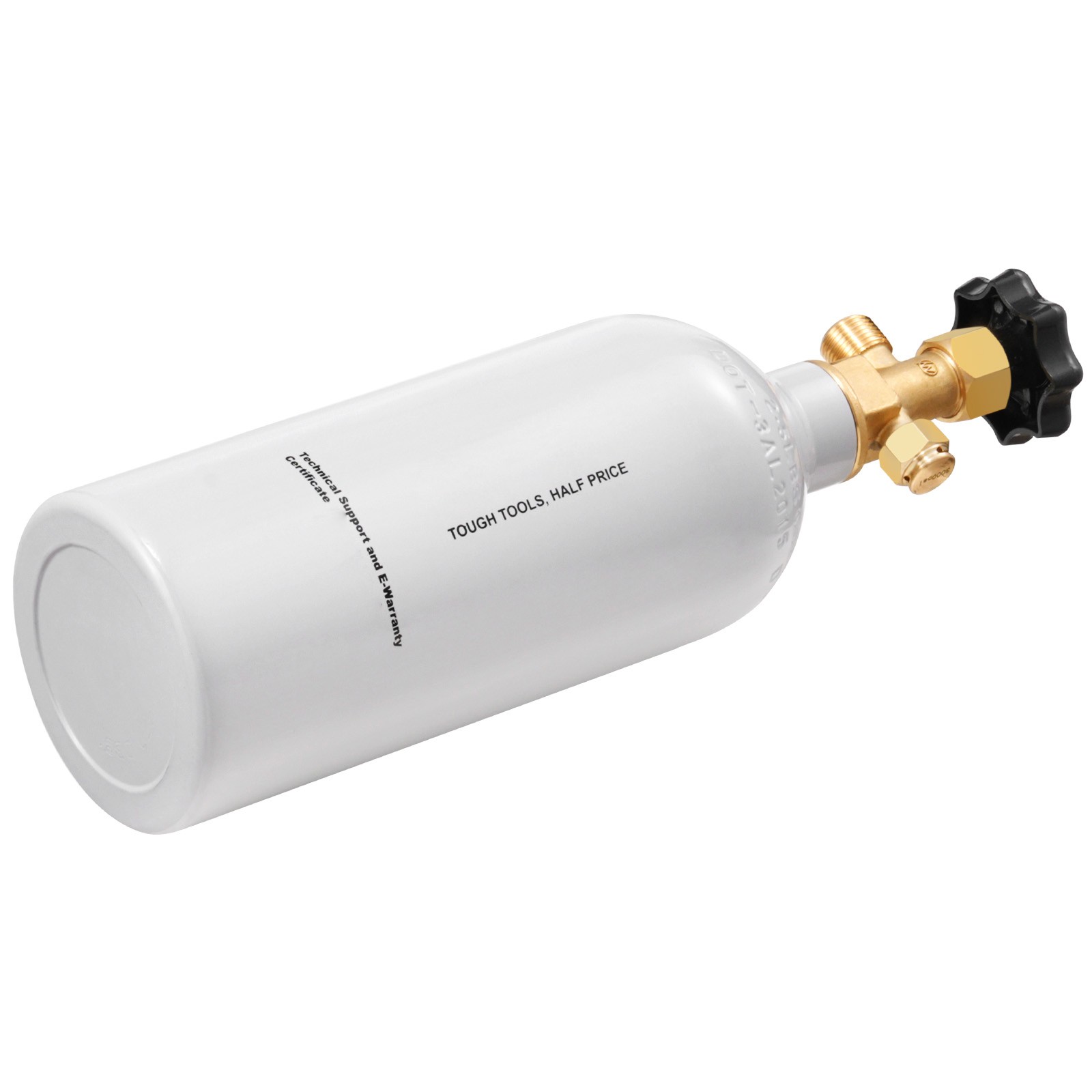 Uimoso 2.5 lbs Aluminum CO2 Cylinder with CGA320 Valve, DOT Certified