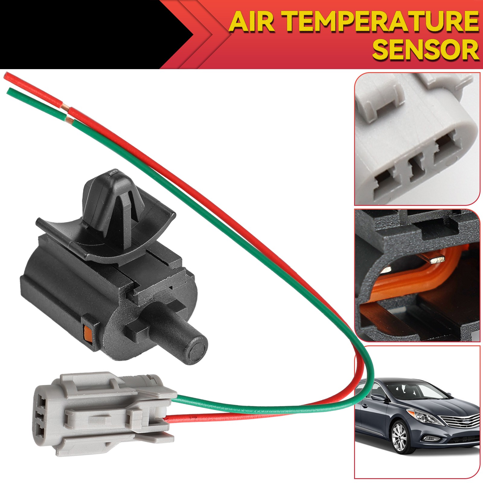 Air Ambient Temperature Sensor For Hyundai Accent Kia Optima Sorento Forte Soul