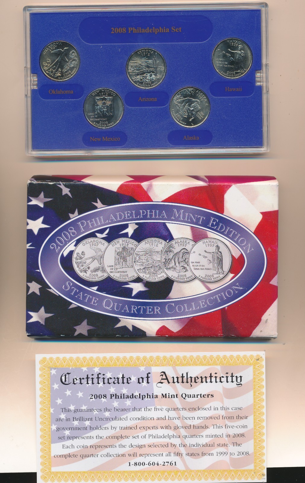 2008 Philly - Mint Edition State Quarter Collection
