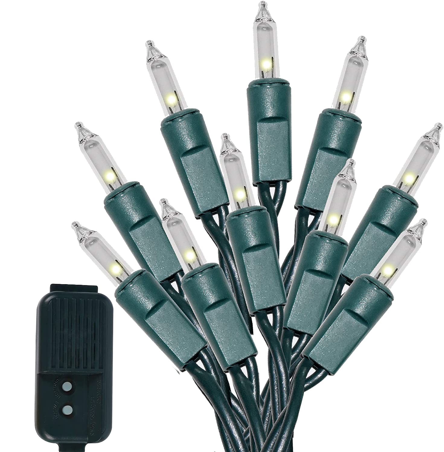 Indoor/Outdoor Multi-Color Musical Christmas Lights - Plays 25 Classical Holi...