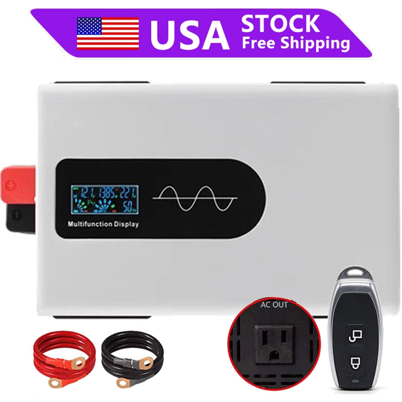 12000W Pure Sine Wave Power Inverter Off Grid Inverter 6000W 24V 48V 72V to 120V