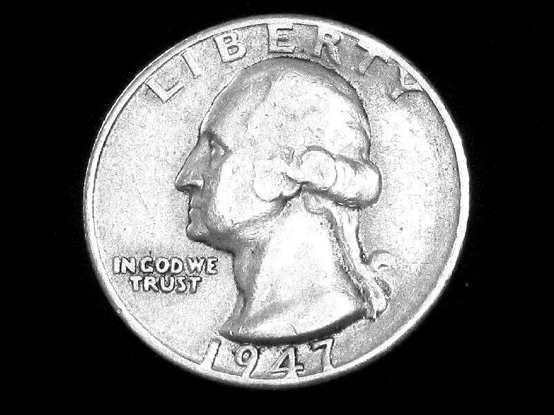 1947-D Washington Quarter --- Extra Fine +++