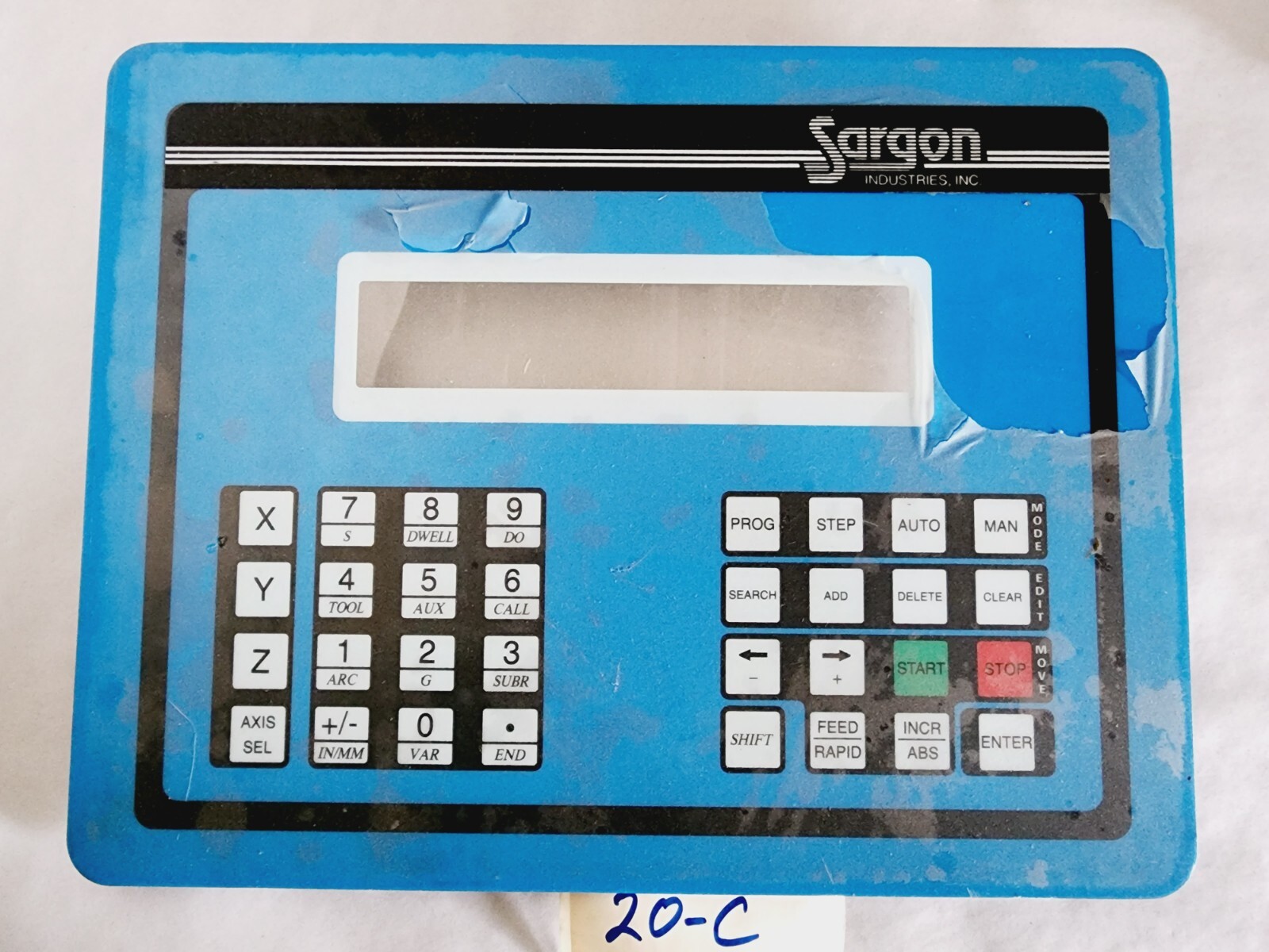 Sargon Industries Control Board Face