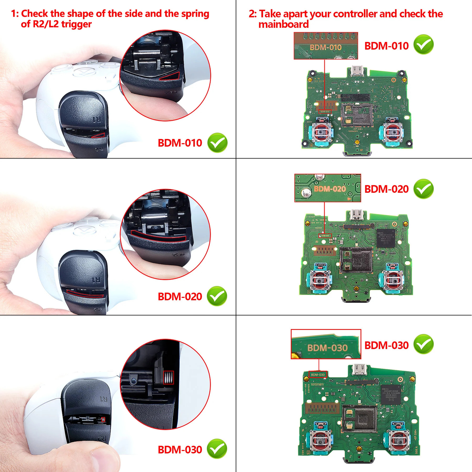 New Replacement Front Trim Shell w/Accent Rings compatible with PS5 Controller