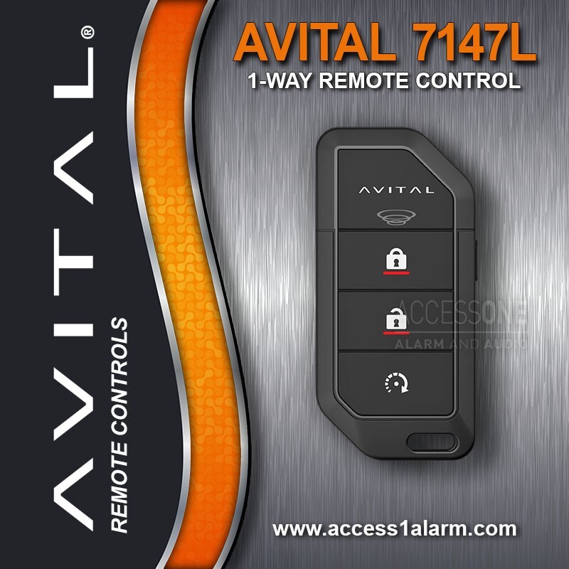 NEW Avital 2026 Model 7147L 4-Button Remote Control For Avital 5303L System