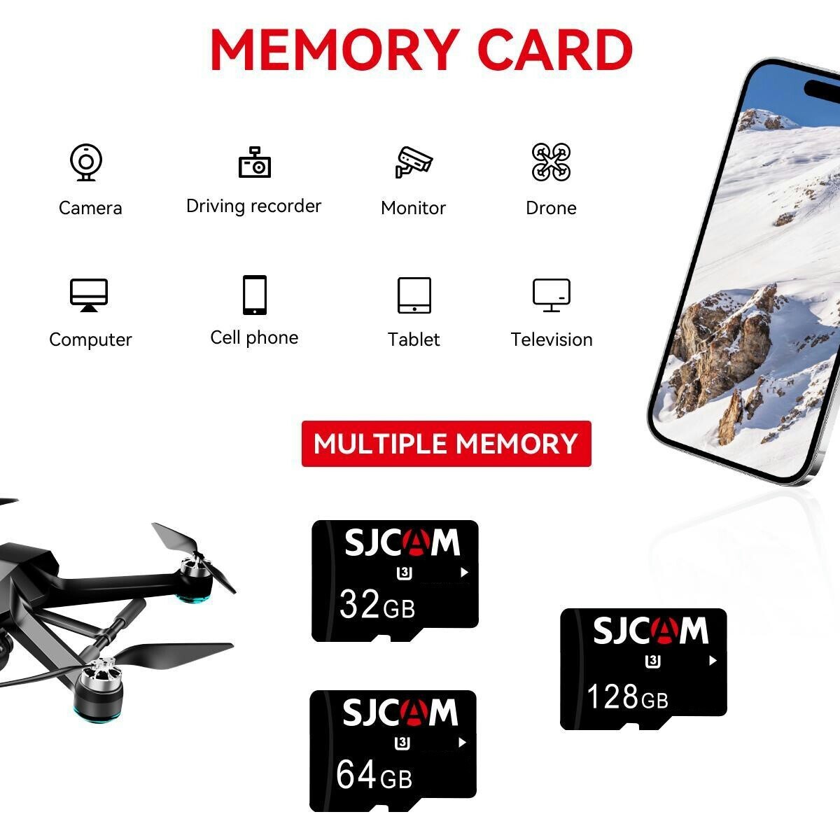 128GB Ultra Micro SD Class 10 TF Memory Card
