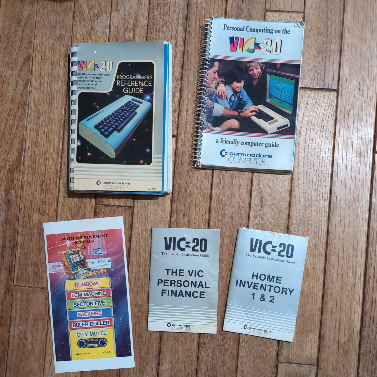 Commodore VIC 20 No Cables/Untested, C2N Cassette Player & Cassette 6 Pack Games