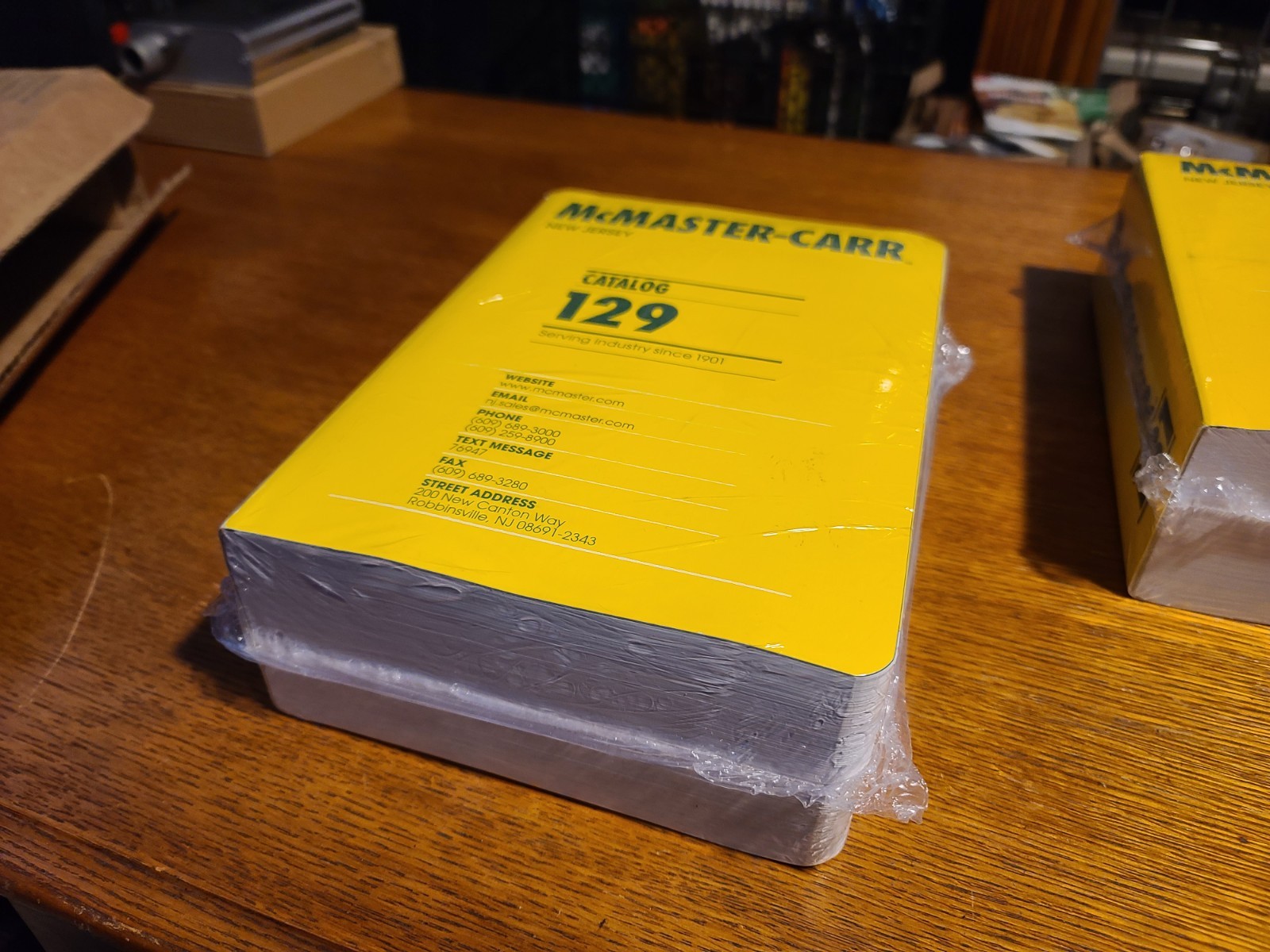 McMaster-Carr Catalog 129 Like New or Never Used, Slight Spline Crease SEE PICS