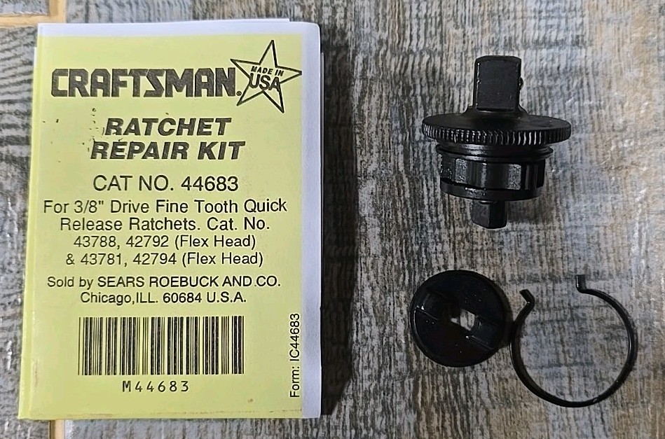 MADE IN USA Craftsman 44683 3/8" Dr Ratchet Repair Kit 43788 42792 43781 42794