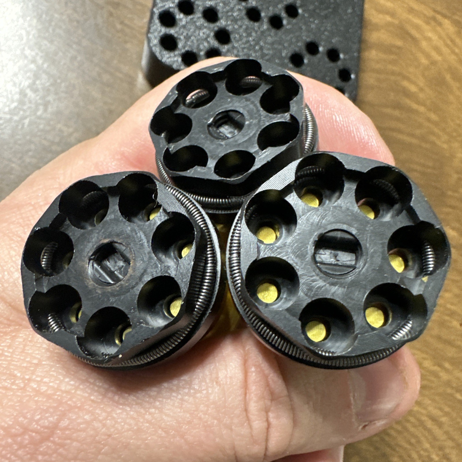 3 Speed Beez Smith & Wesson 351 Speed Loaders & Loading Block 22 Magnum
