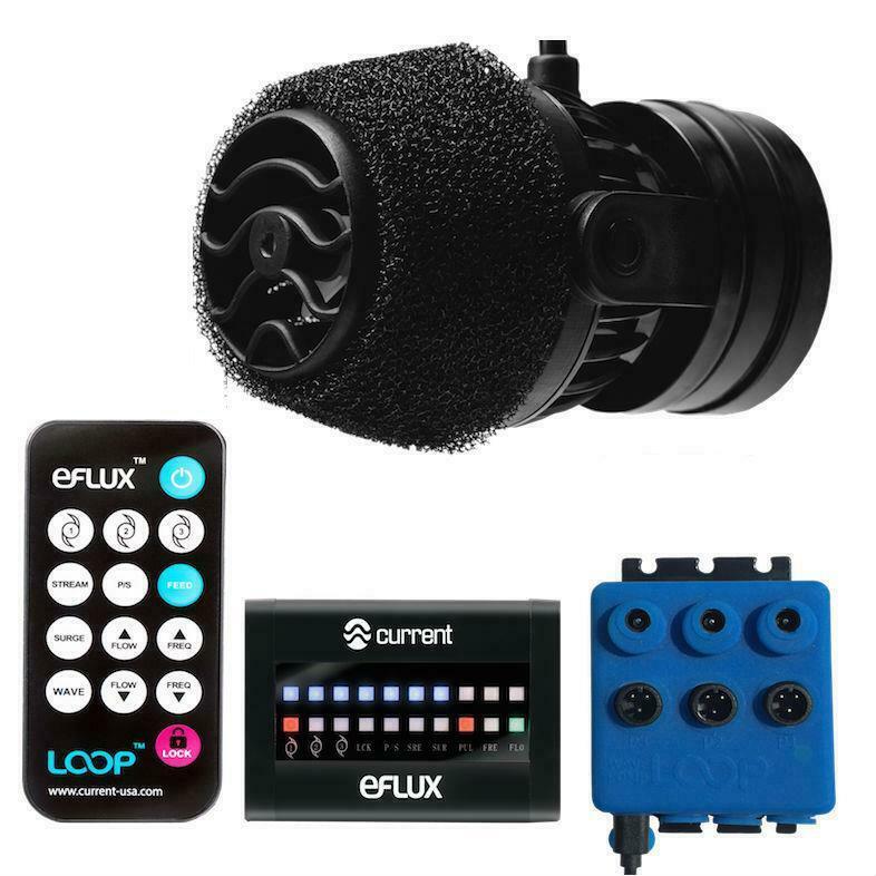 CURRENT USA EFLUX LOOP WAVE PUMP 1050 GPH KIT AQUARIUM POWERHEAD UP TO 75 GALLON