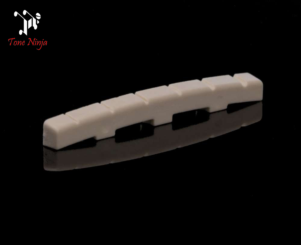 Tone Ninja USA Made Slotted Nut for Fender, G&L, White TN-NUT-001-W1