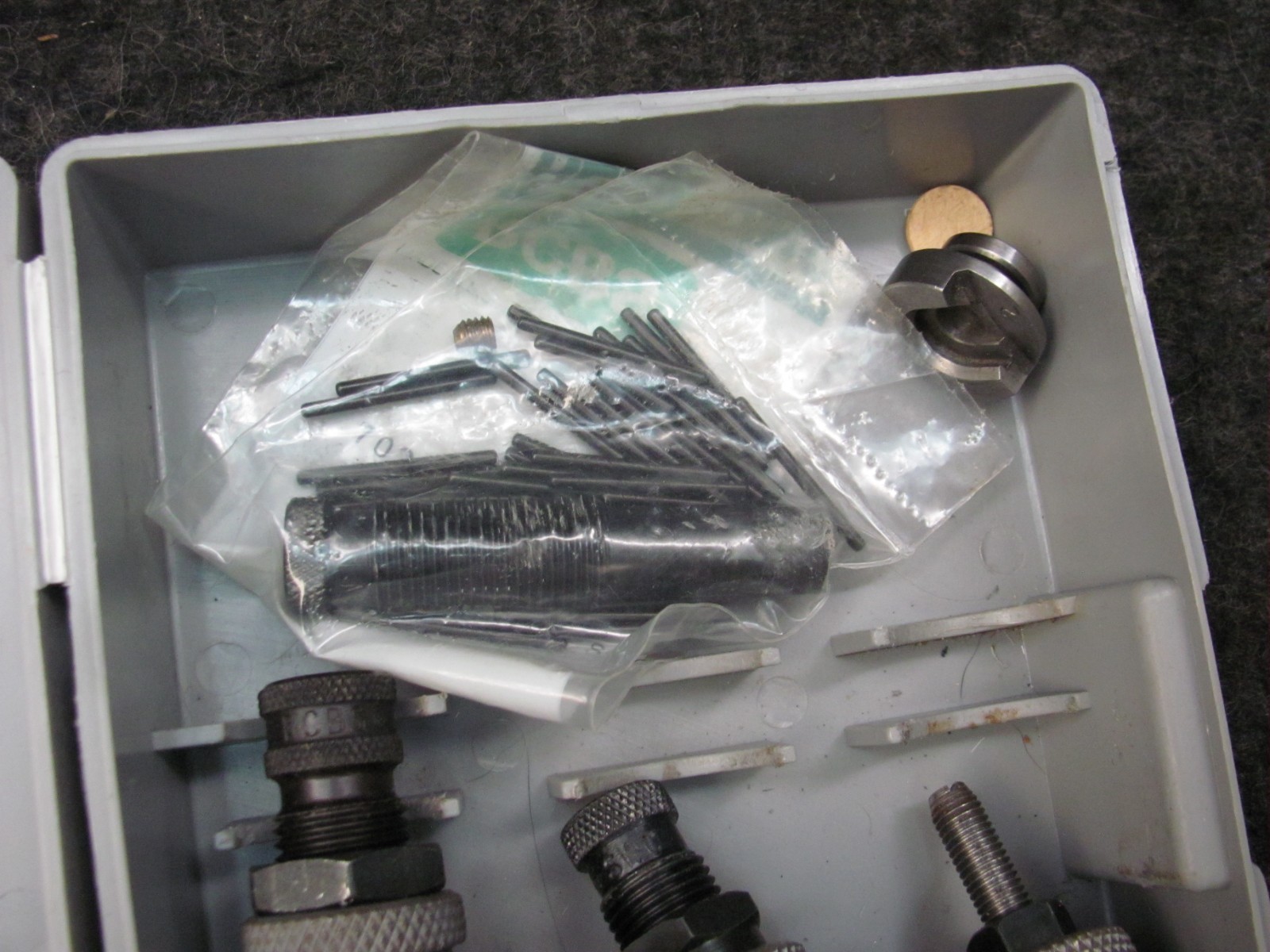 RCBS .45 ACP/ GAP CARBIDE T/C RELOADING DIE SET WITH EXTRAS, 18915