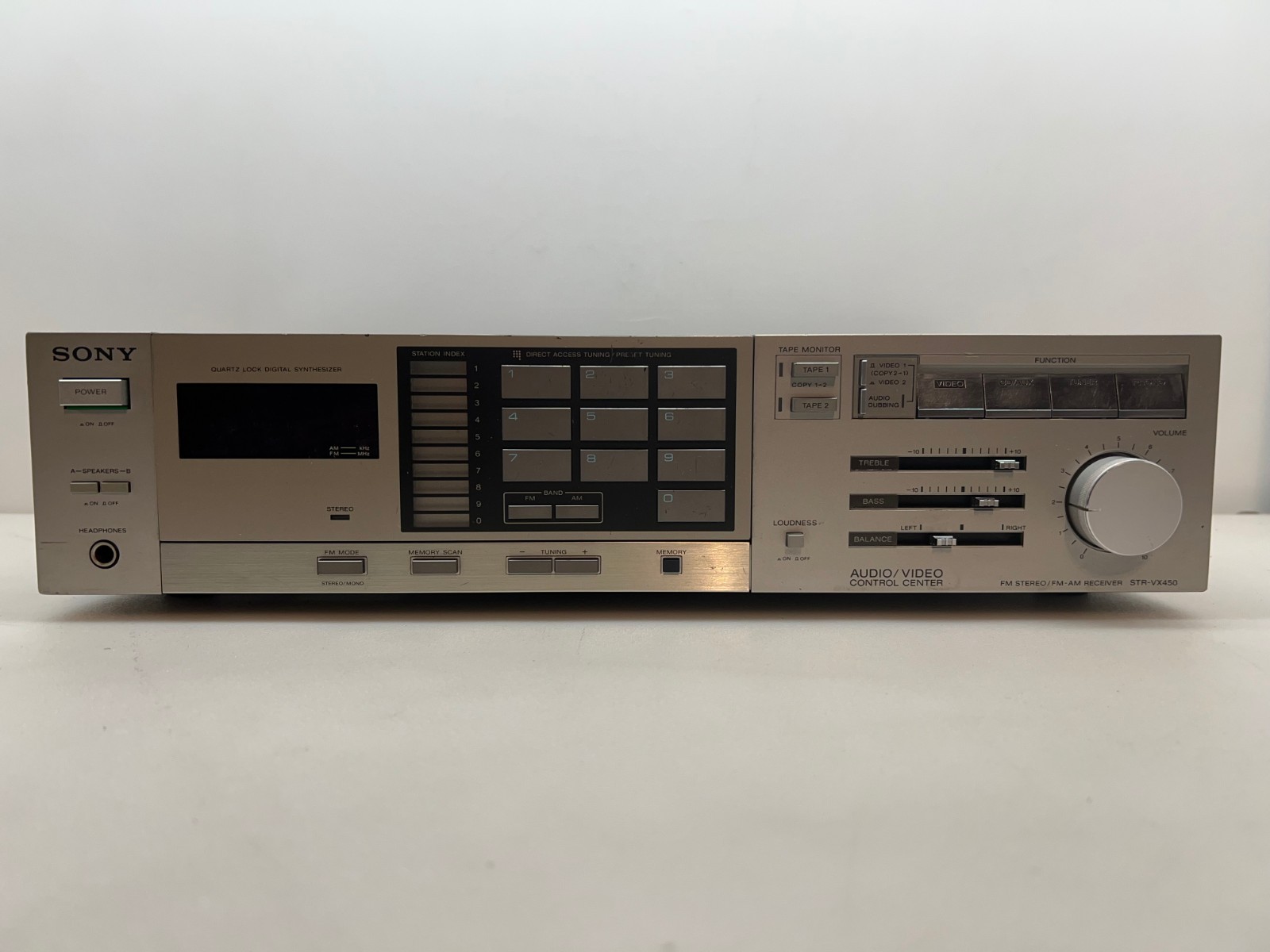Sony STR-VX450 FM Stereo FM-AM Receiver Free Shipping