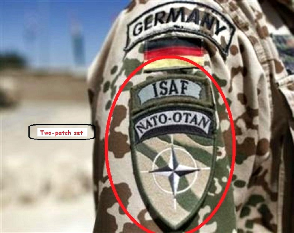 KANDAHAR AFGHANISTAN JSOC GERMAN Bundeswehr SP OPS vêlkrö 2-INSIGNIA: NATO ISAF