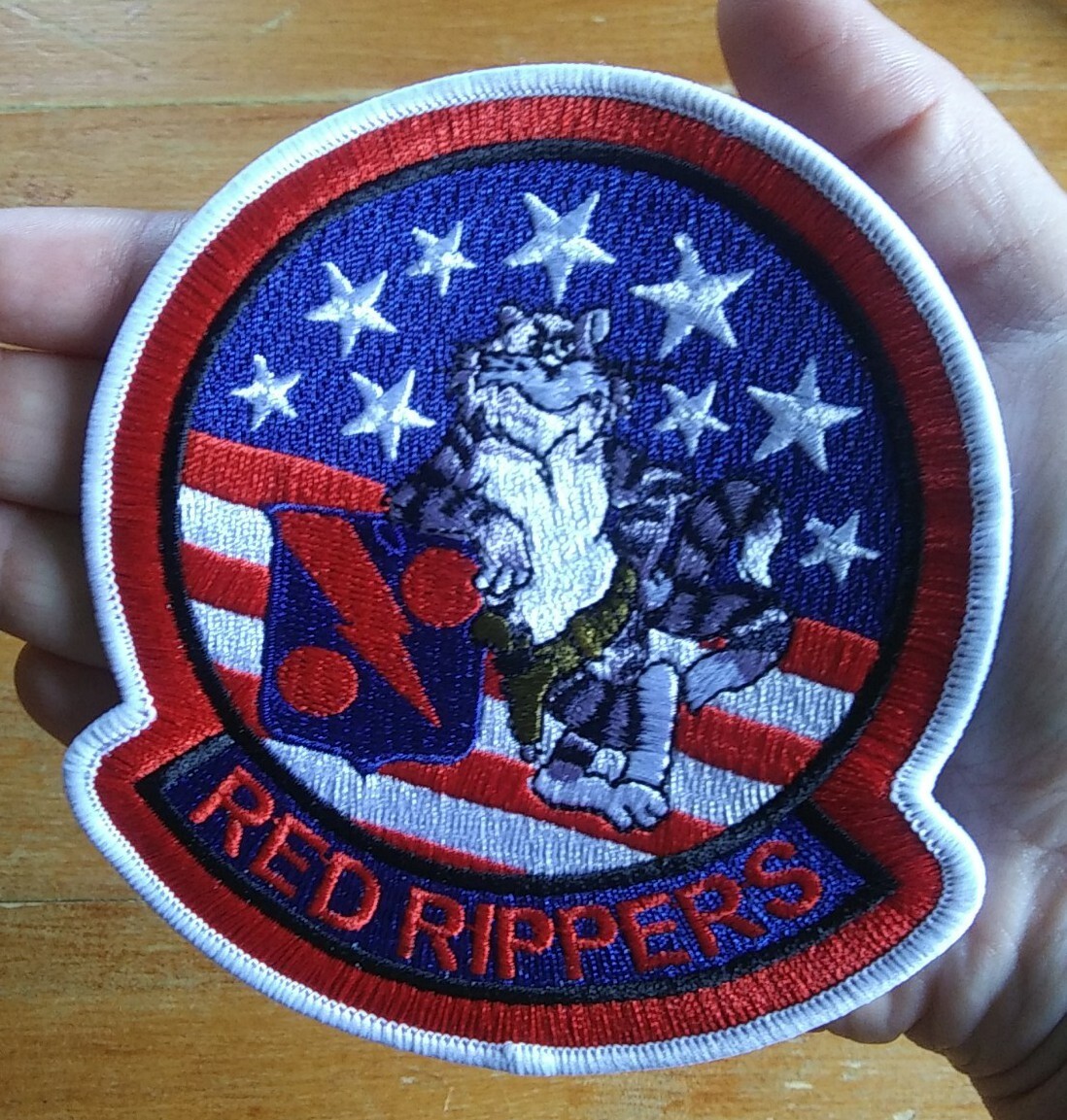 RED RIPPERS US Navy VF-11 TOMCAT USN Military Collectors Patch