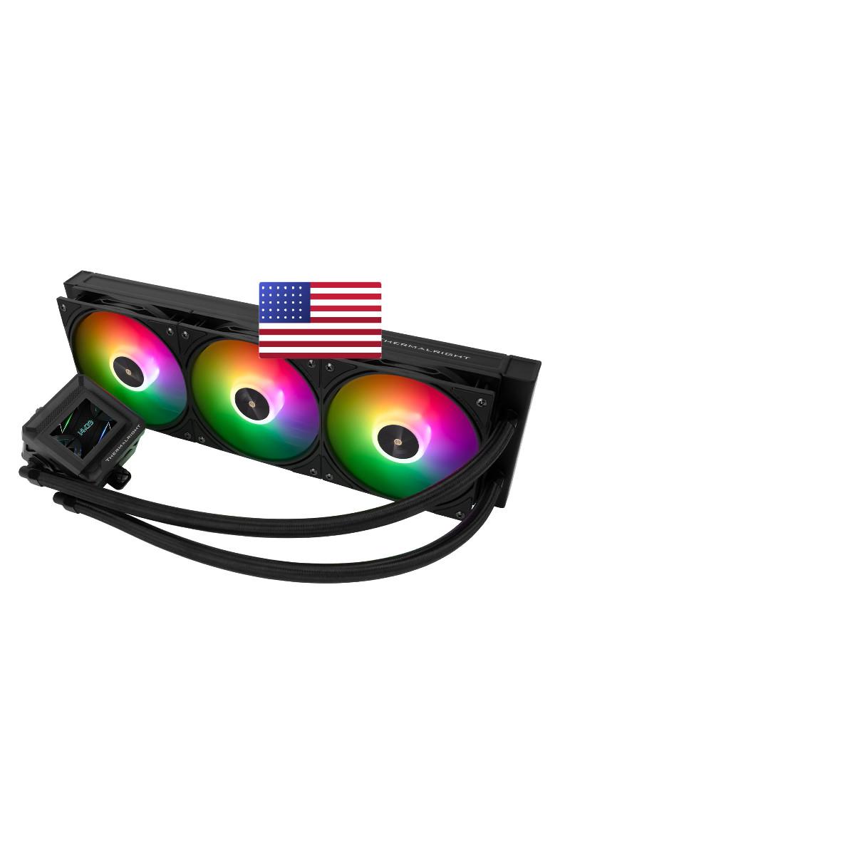 Thermalright Fw 360 Se Argb Black-Aio Cpu Liquid Coolerips Lcd Screen 320X240