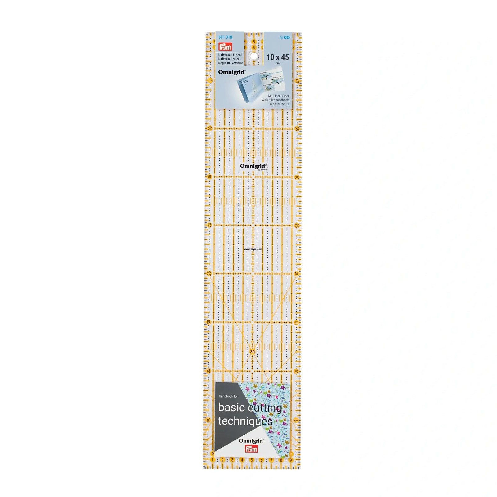 Omnigrid Universal Ruler CM Scale 10 x 45 Quilting Sewing Craft Tool