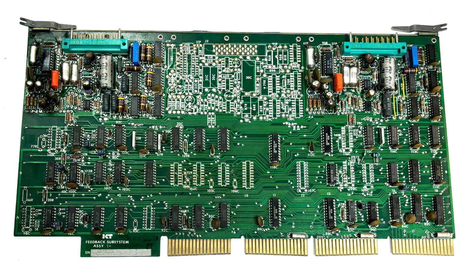 KEARNEY & TRECKER FEEDBACK SUBSYSTEM CIRCUIT BOARD ASSEMBLY 1-20662-02 REV 13