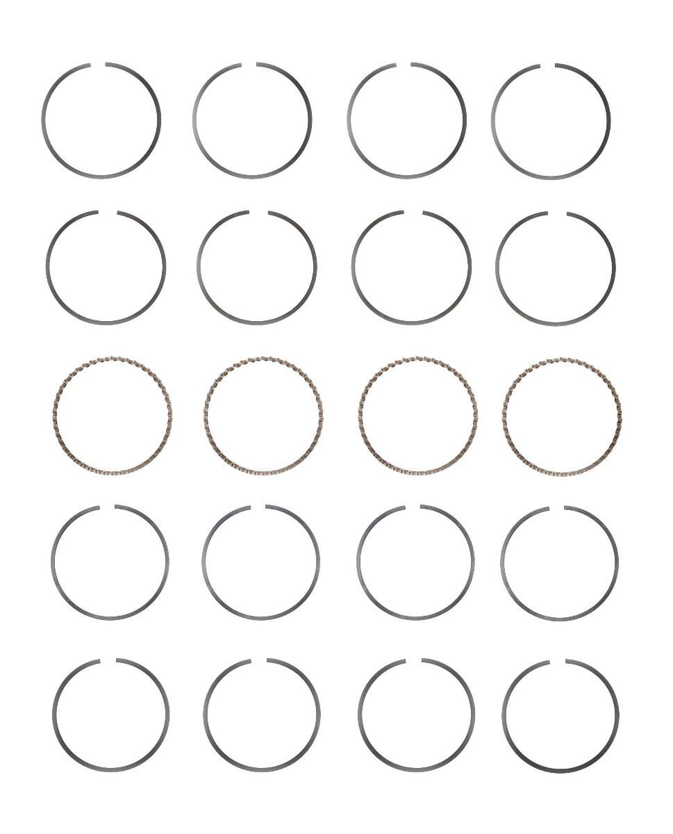 EngineTech Piston Ring Set for 1 Engine .50mm .020in Oversize .50mm .020in Overs