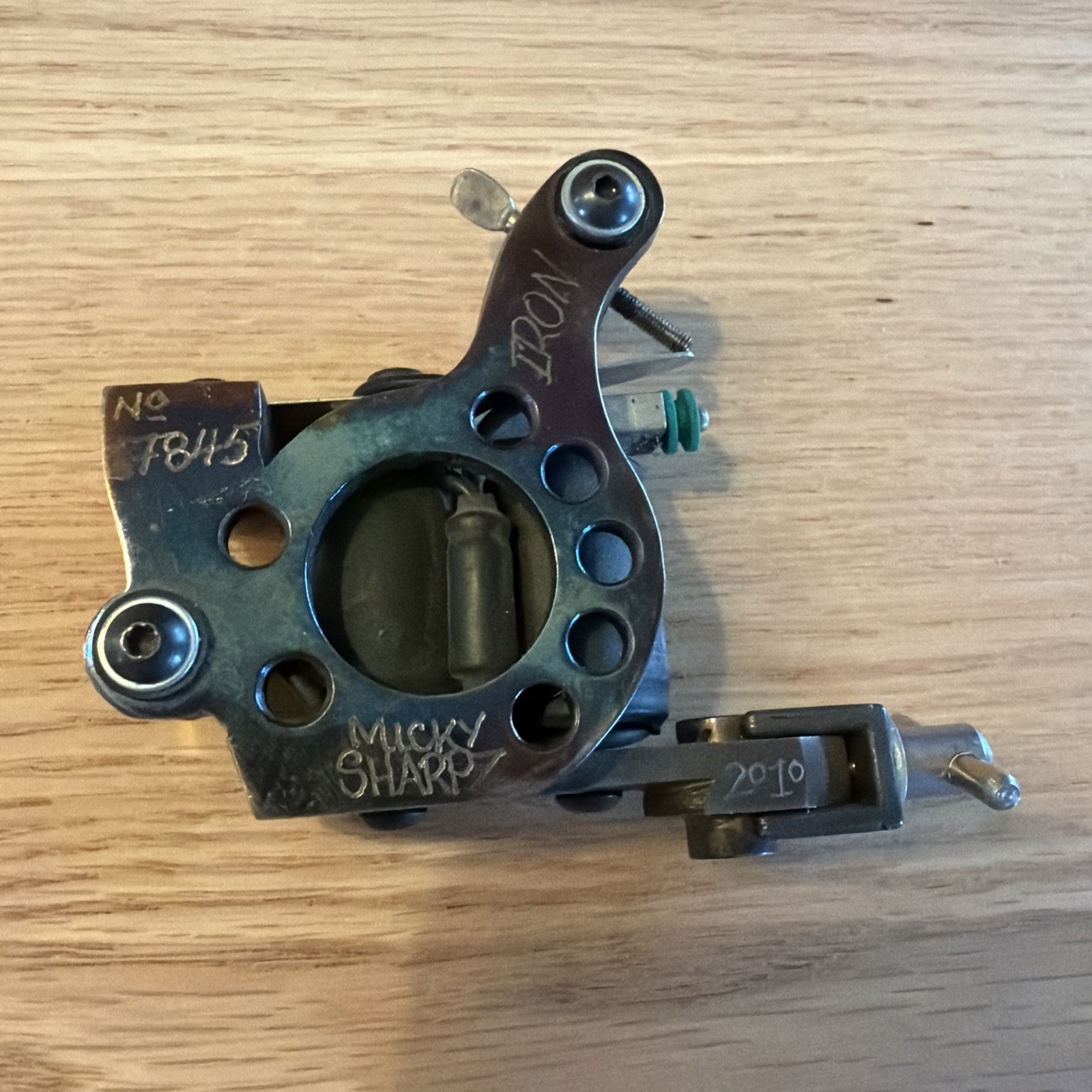 Mickey Sharpz  2010 Coil  Tattoo Machine No. 7845 Shader