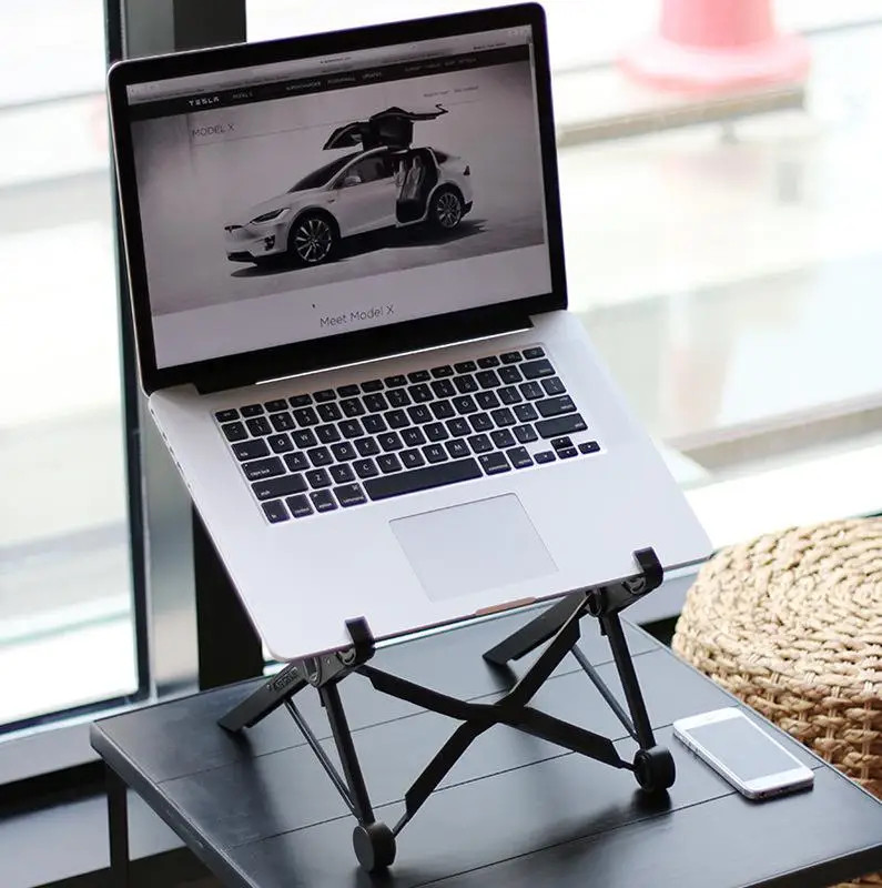 NEXSTAND K2 Folding Portable Laptop Stand Viewing Angle/Height Adjustable Qualit